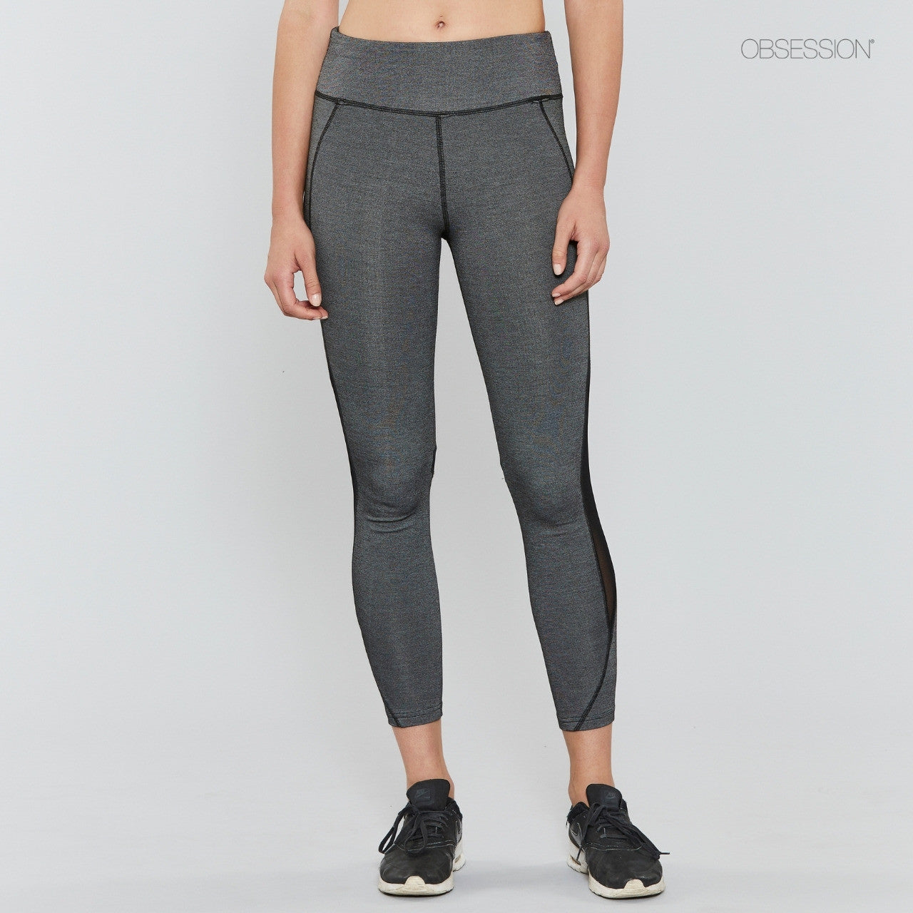 Women's Bamboo Full Length Leggings - Grey