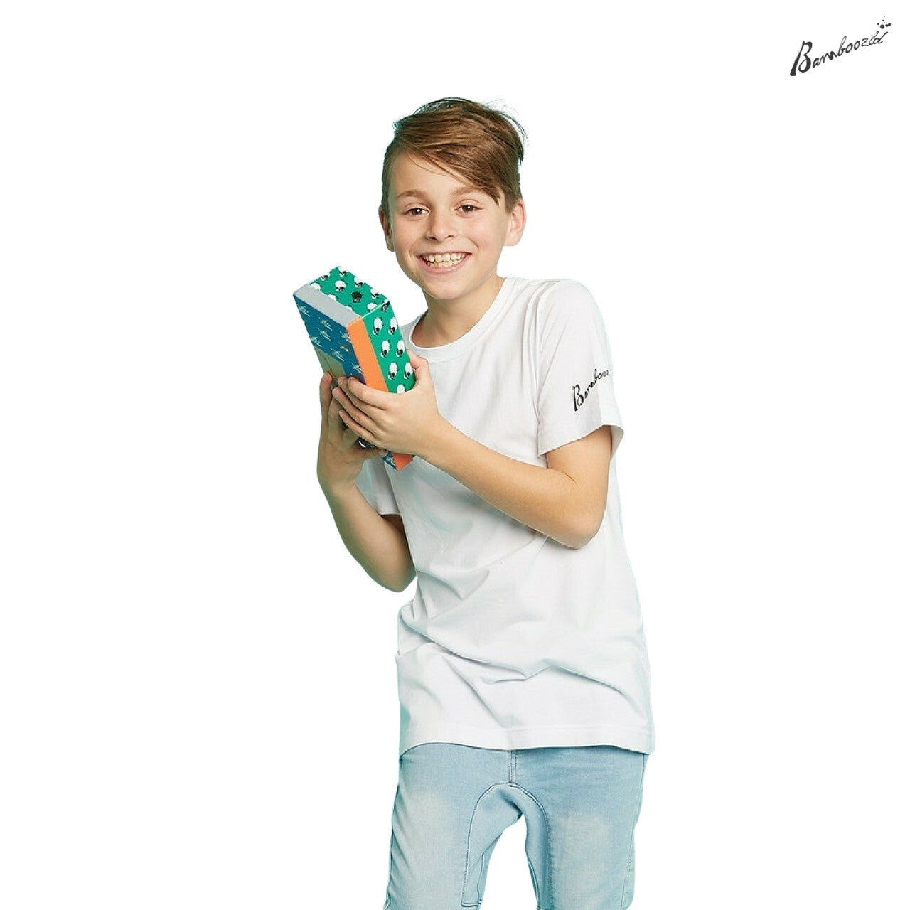 Bamboozld Classic Crew Neck Tee - White