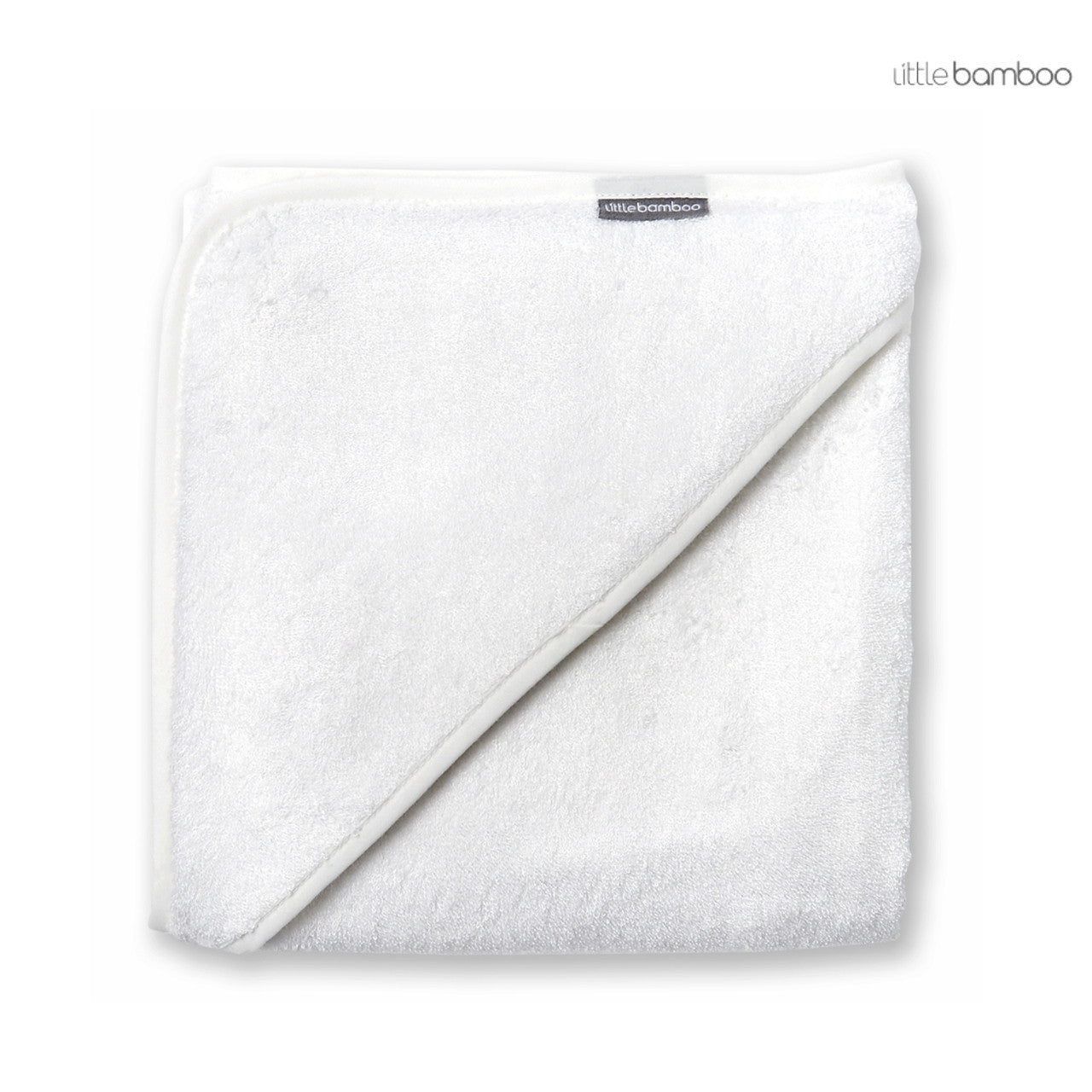 Little Bamboo Hooded Baby Towels - Natural