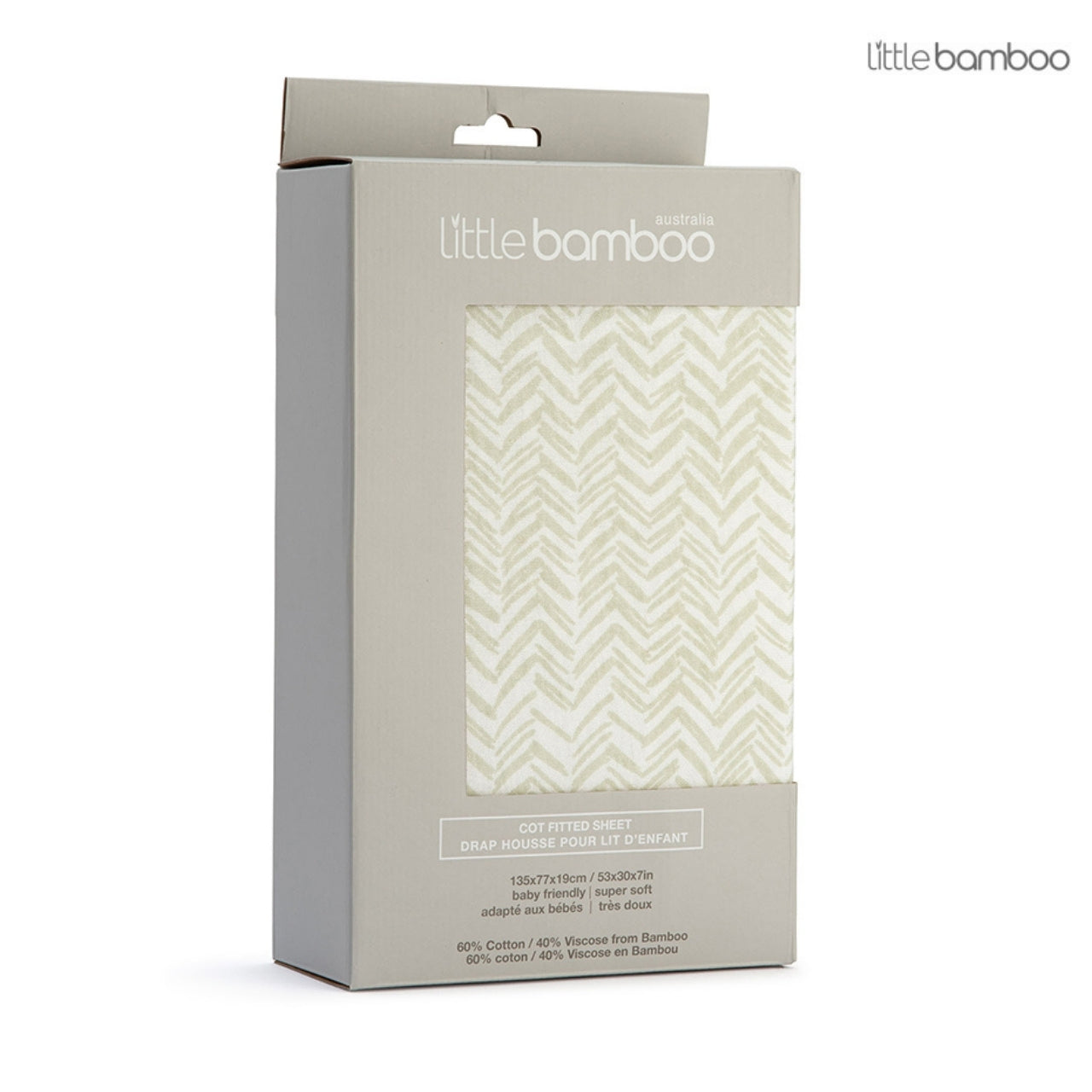 Bamboo Jersey Cot Sheet - Fitted | LIMITED