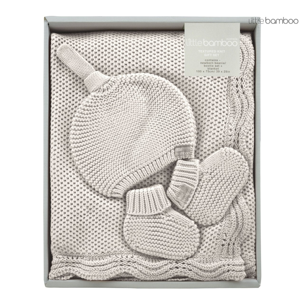 Little Bamboo Textured Knit Gift Set  | LIMITED