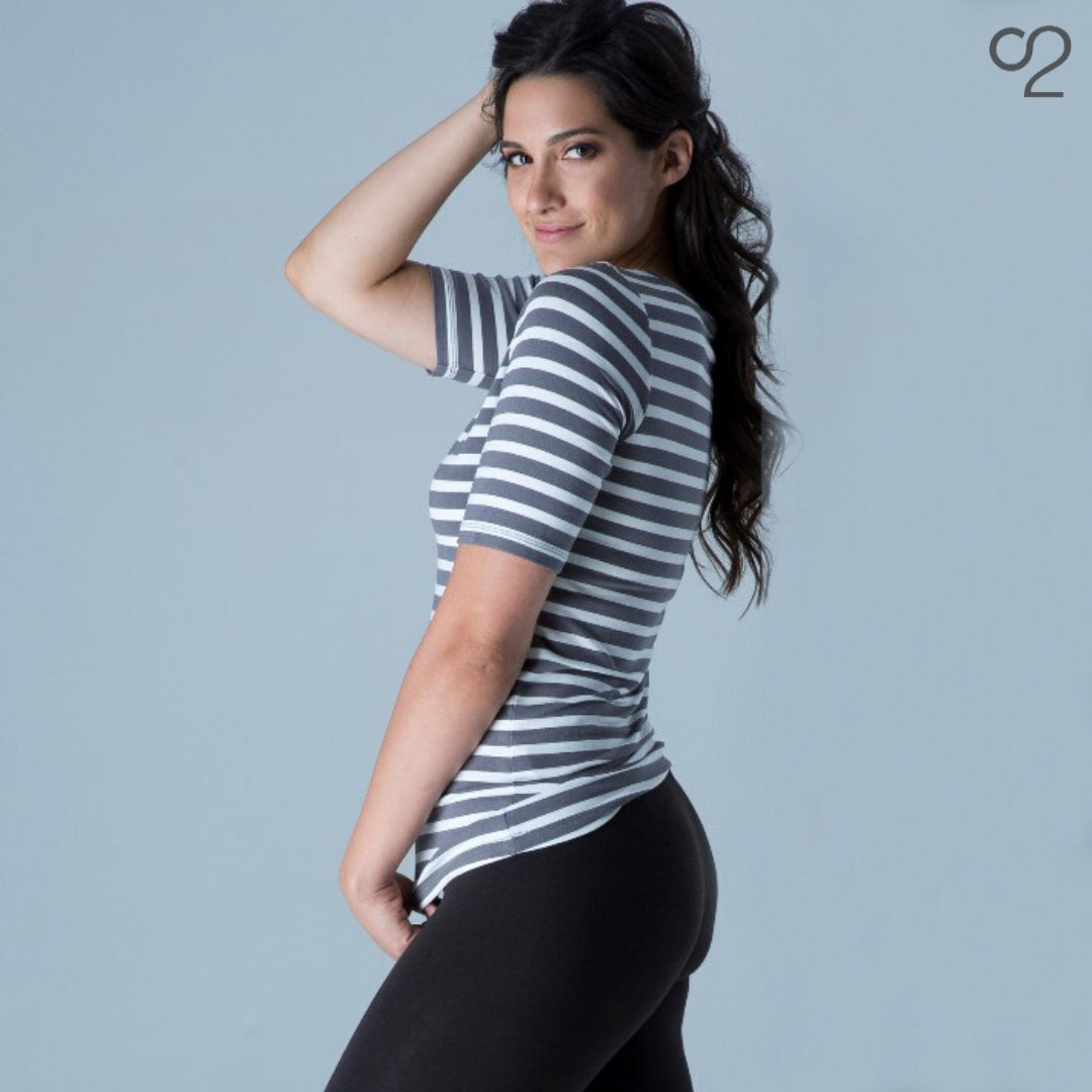 Bamboo Cotton Half Sleeve Top | LIMITED