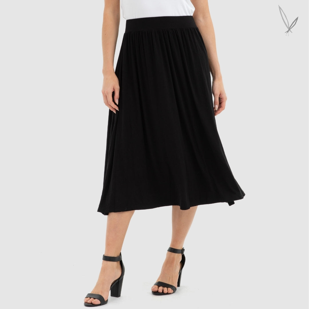 Bamboo Midi Skirt