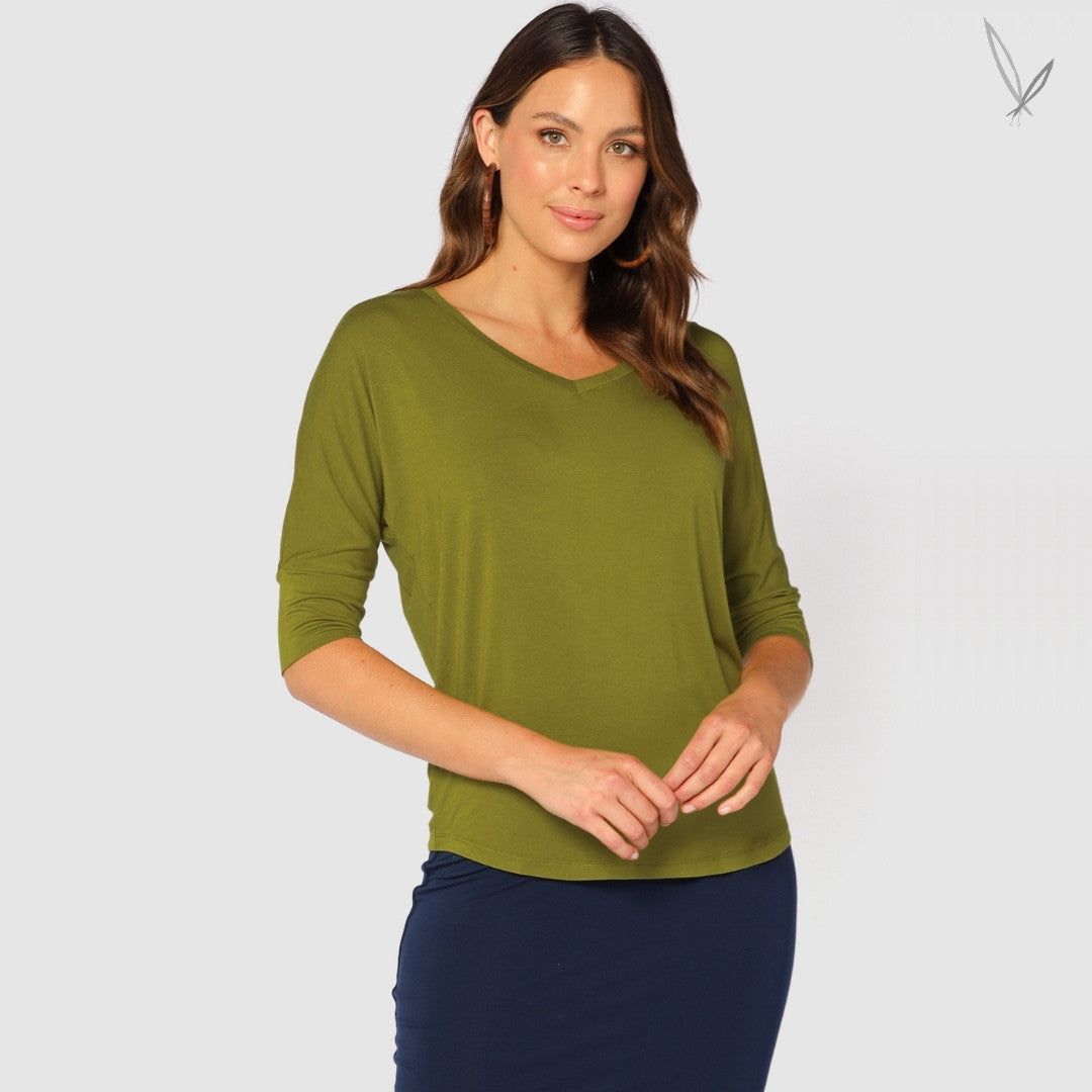 Dolman Sleeve Top - Cardamom