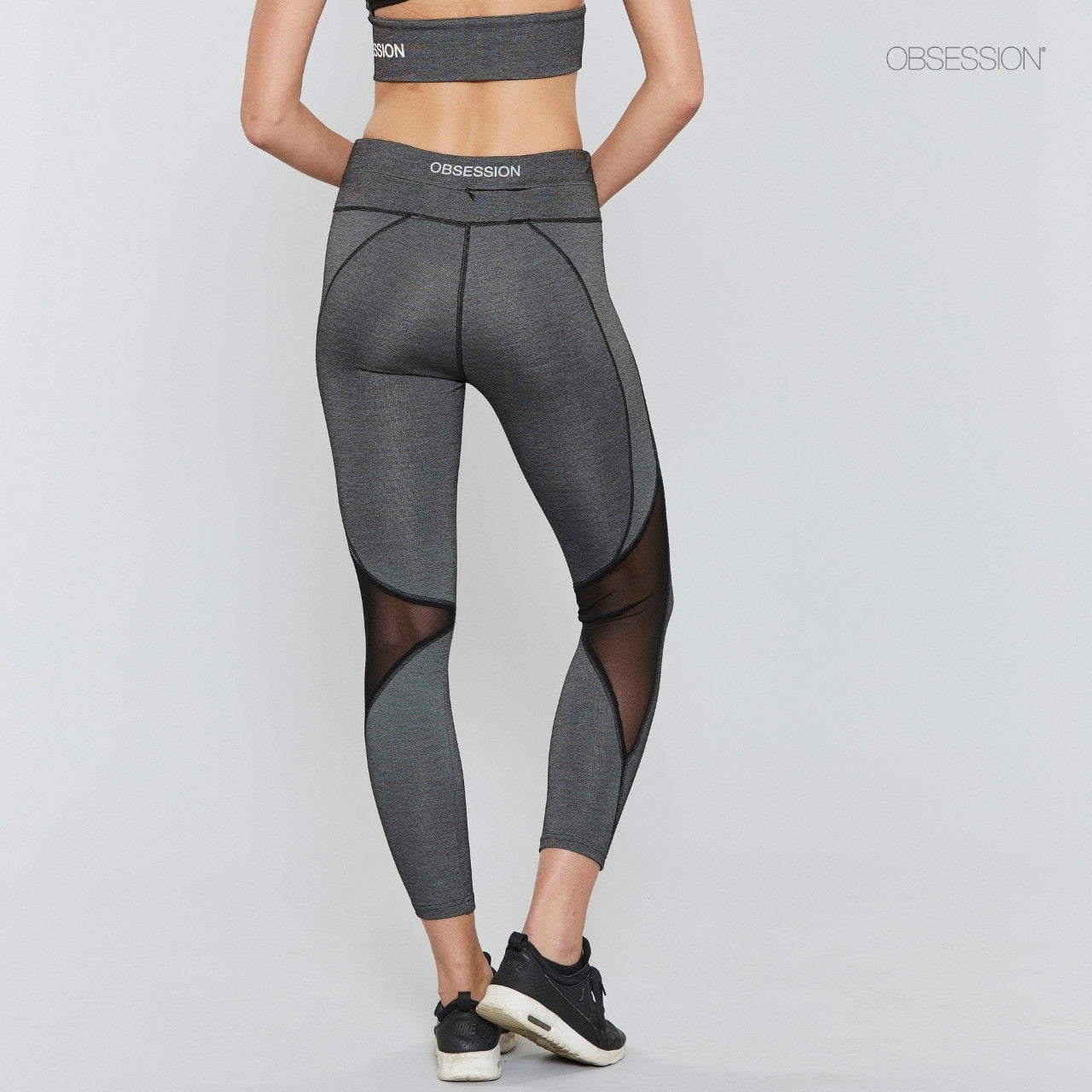 Women's Bamboo Full Length Leggings - Grey