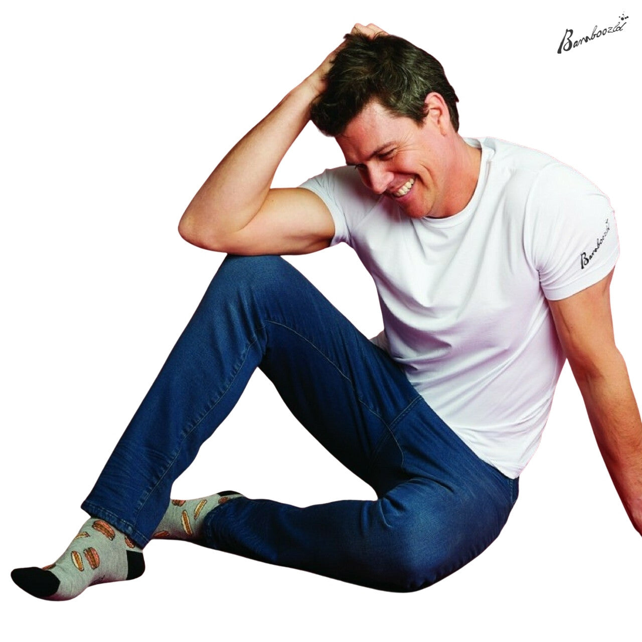 Bamboozld Classic Crew Neck Tee - White