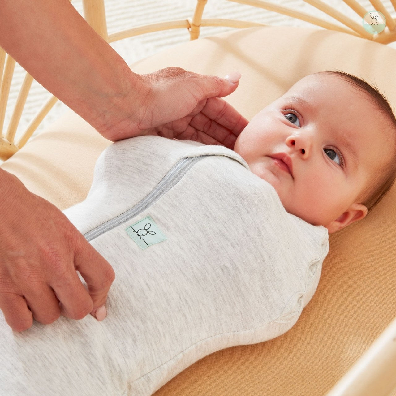 Cocoon Swaddle Bag - Grey Marle  | LIMITED