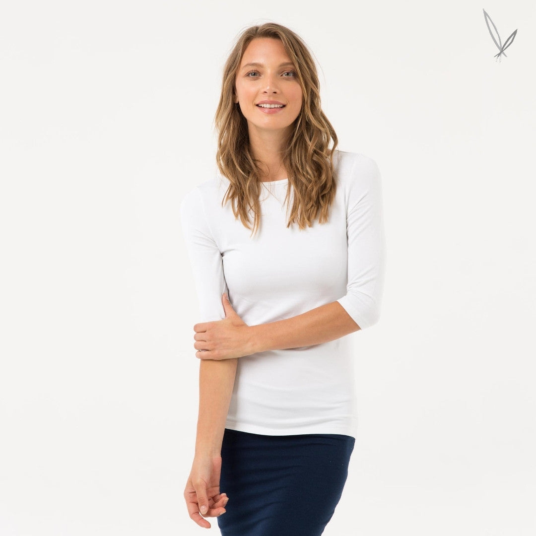 Ada Boatneck - White