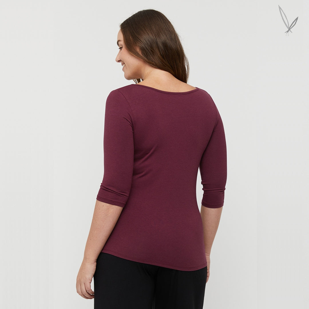 Ada Bamboo Boat Neck Top