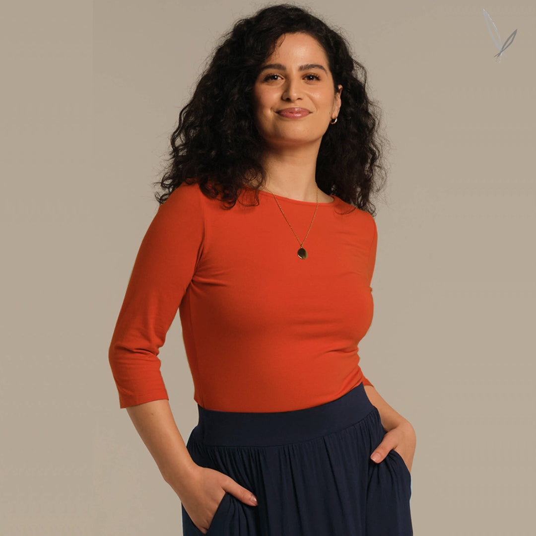 Ada Bamboo Boat Neck Top