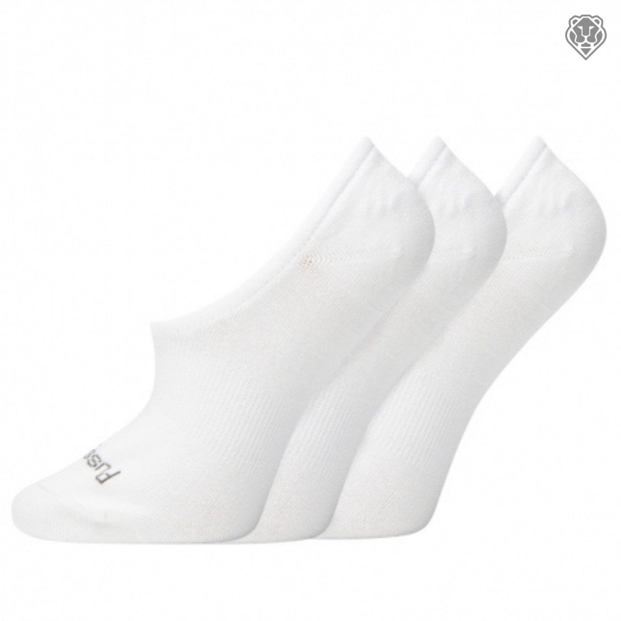 Bamboo ‘Invisible’ Low-Cut Ankle Socks - All White