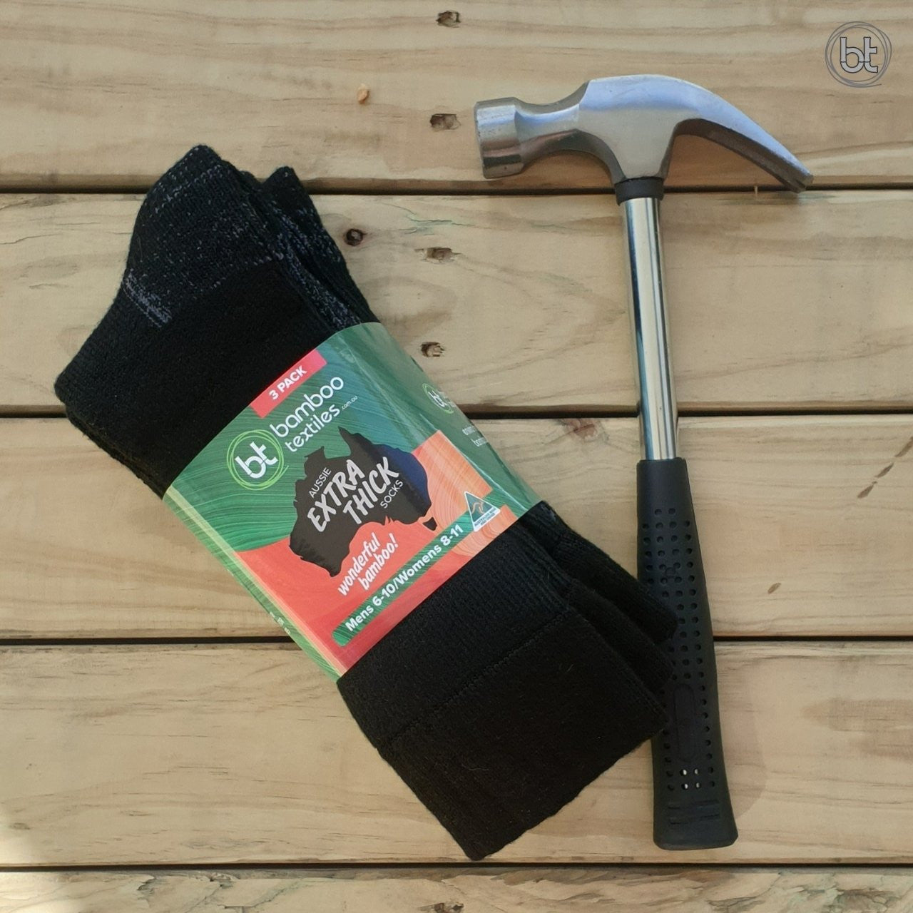 Australian Made Extra Thick Work Socks | 3-Pack
