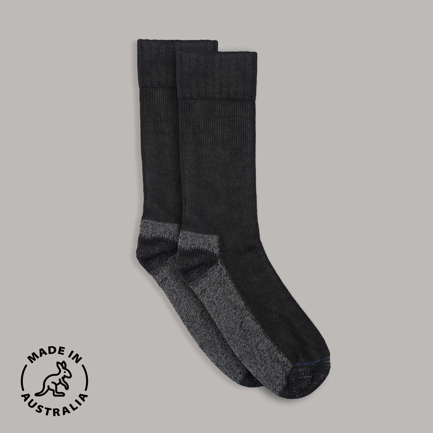 Australian Made Extra Thick Bamboo Socks | Black