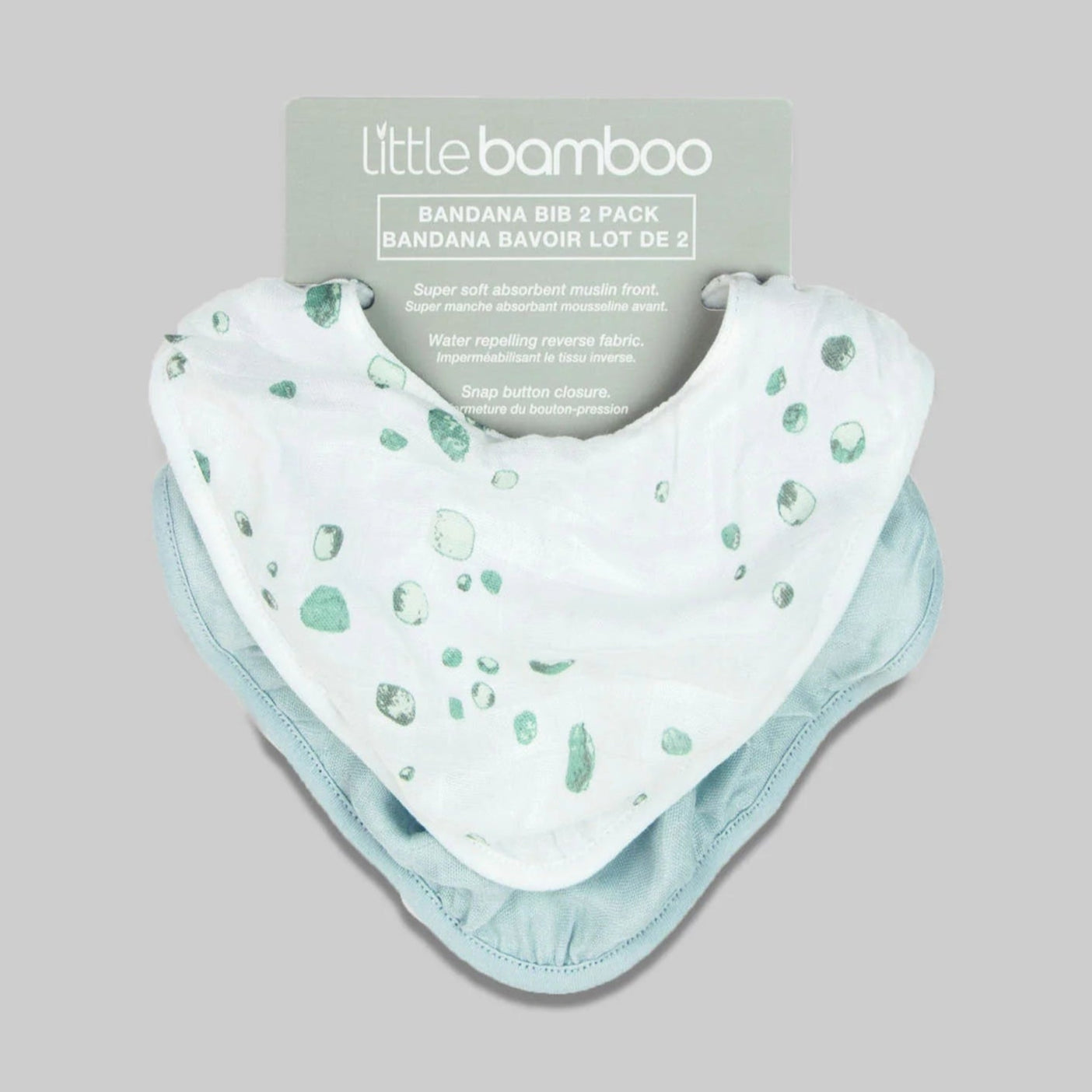 Little Bamboo Muslin Bib | 2-PACK