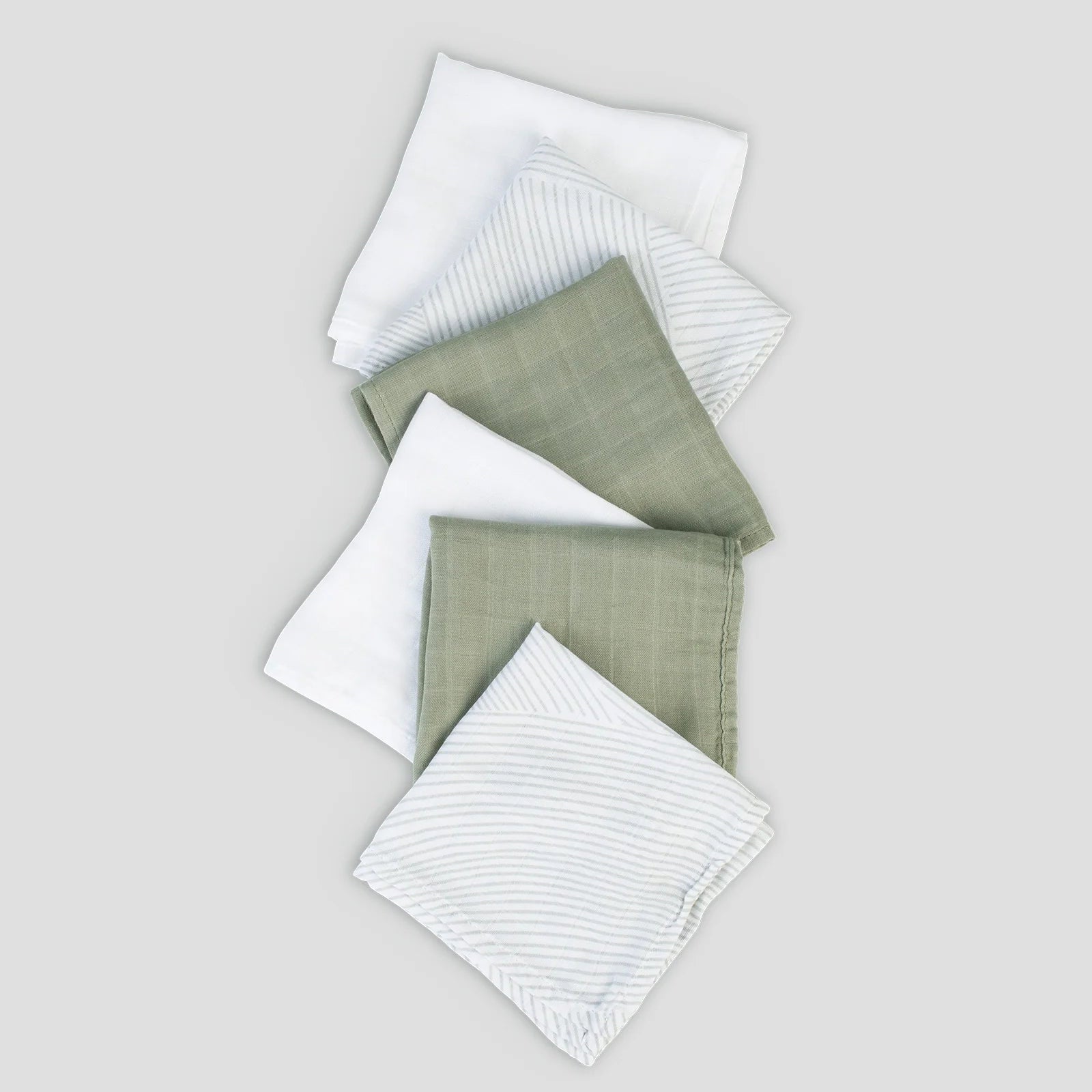 Little Bamboo Muslin Washers | 6-PACK