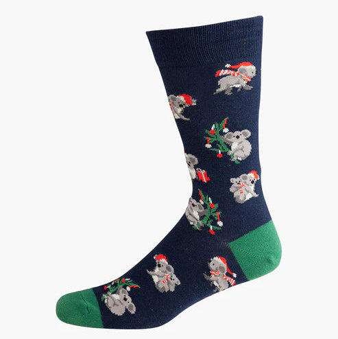 Bamboozld Sock Card - Xmas Koala