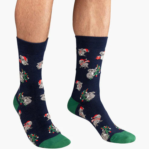 Bamboozld Sock Card - Xmas Koala