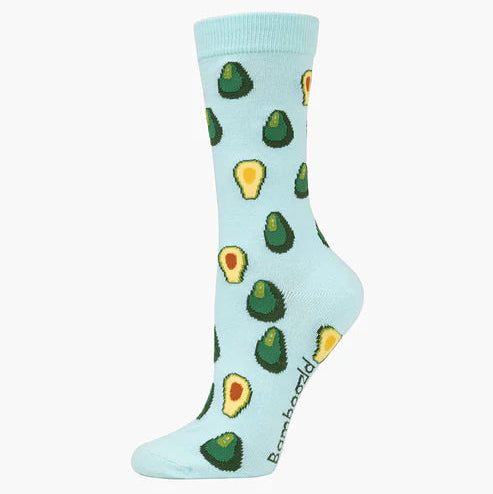 Bamboo Crew Sock - Avocado