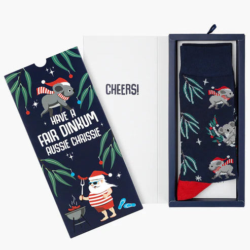 Bamboozld Sock Card - Chrissy Gumleaf Koala