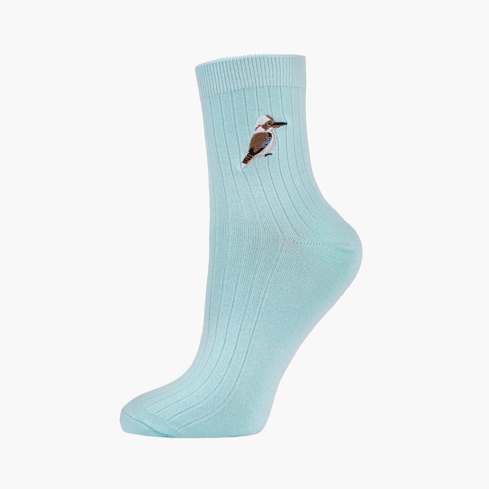 Women's Quarter Crew Sock - Kookaburra