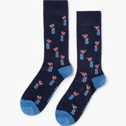 Bamboo Crew Sock - Golfer
