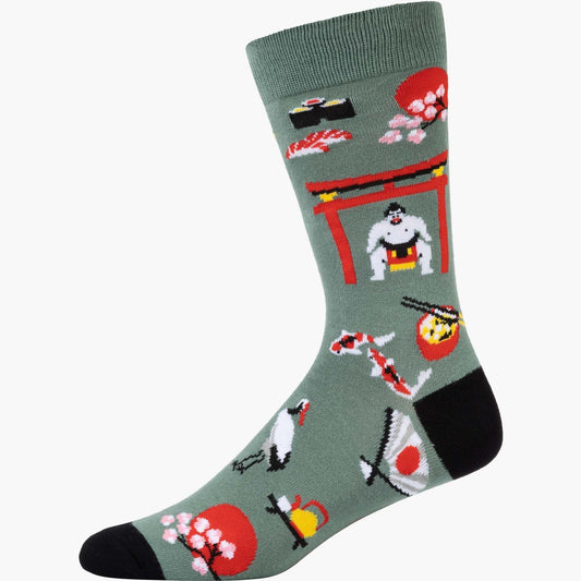 Bamboo Crew Sock - Japan Grand Sumo