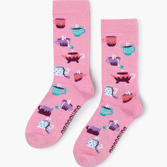Bamboo Crew Sock - Tea