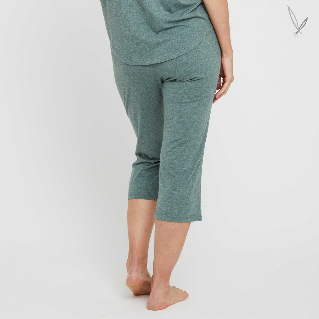 3/4 PJ Pants - Moss Green