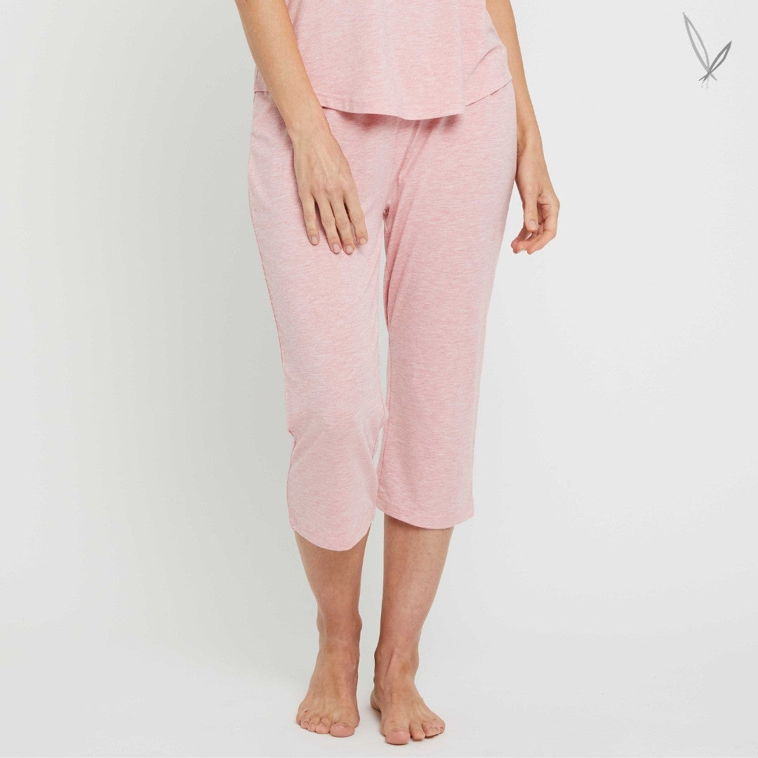 3/4 PJ Pants - Rose