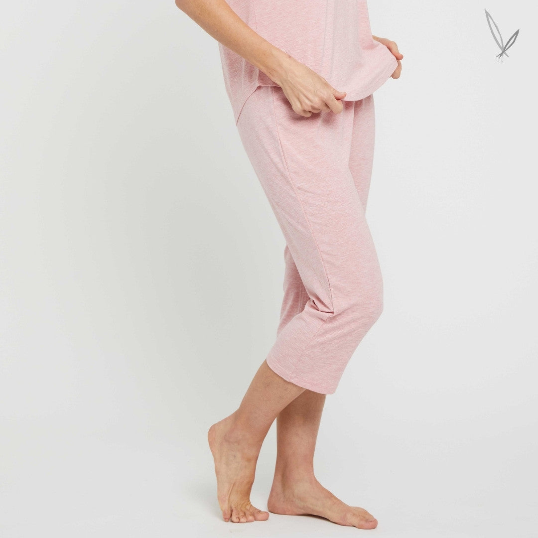 3/4 PJ Pants - Rose