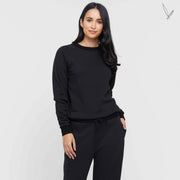 Women's Bamboo Raglan Top - Black