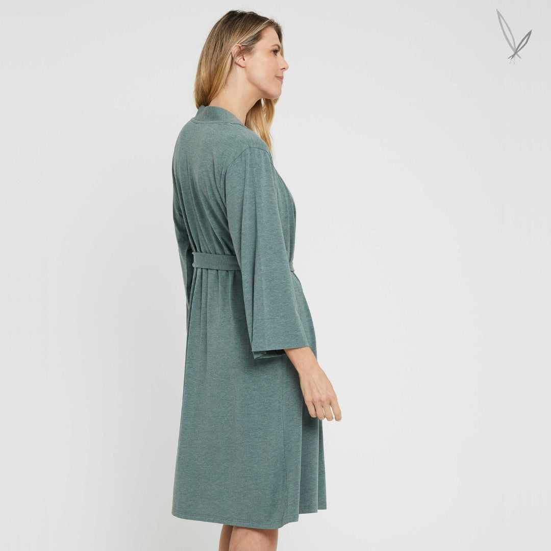 Bamboo Sleepwear Robe - Moss Green