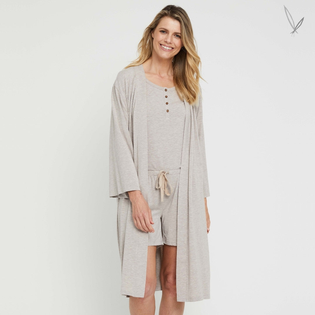 Bamboo Sleepwear Robe - Oatmeal