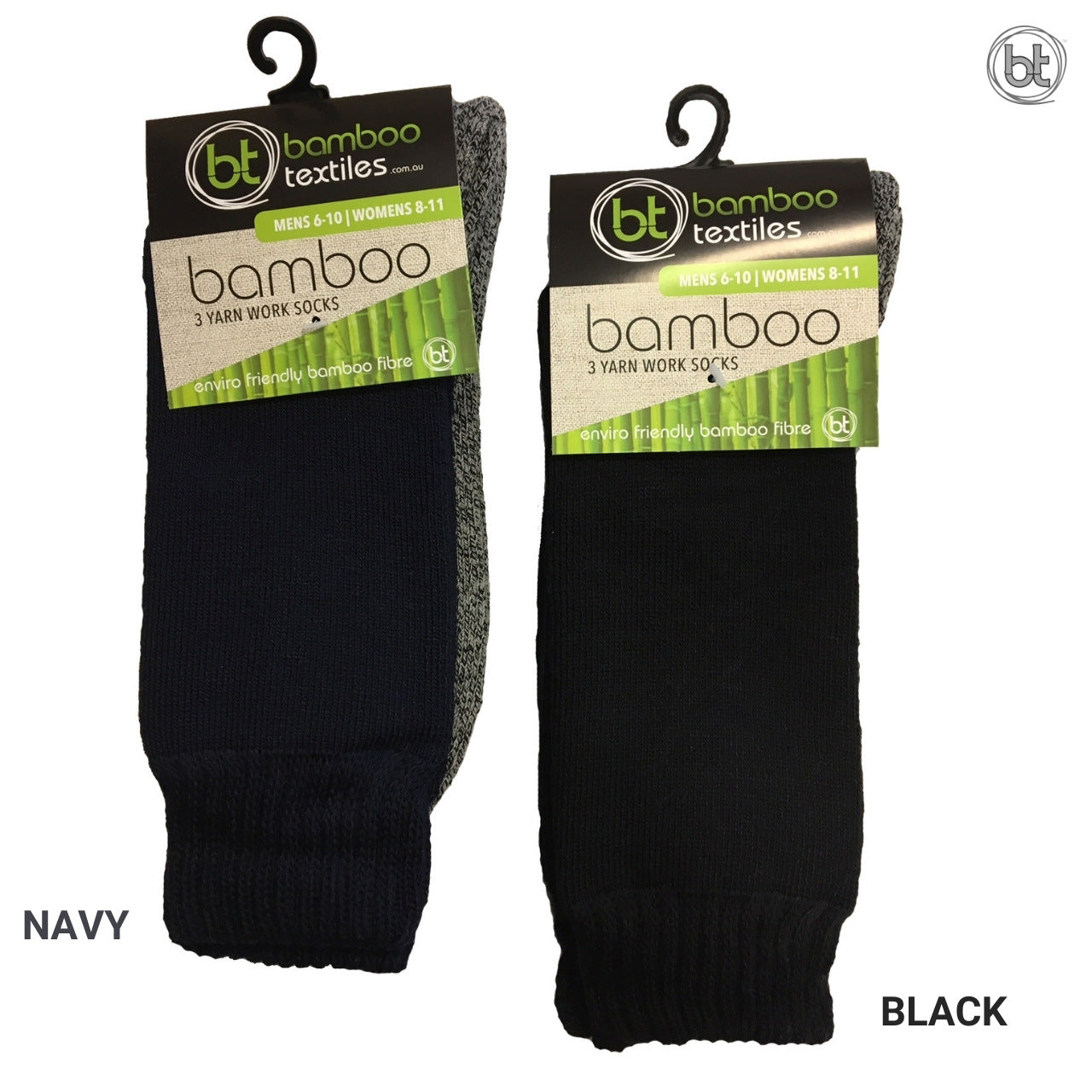 3-Yarn Bamboo Work Socks