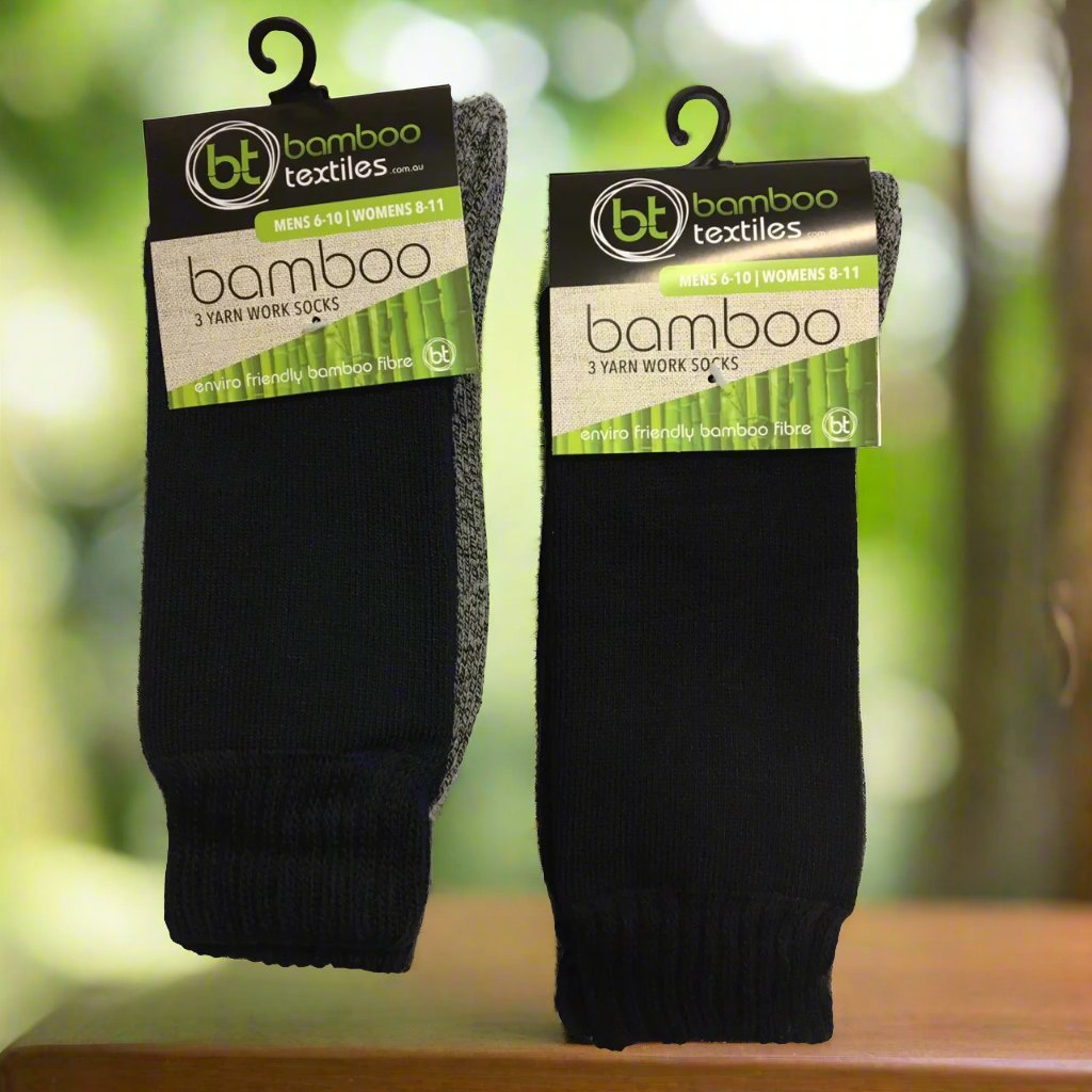 3-Yarn Bamboo Work Socks 