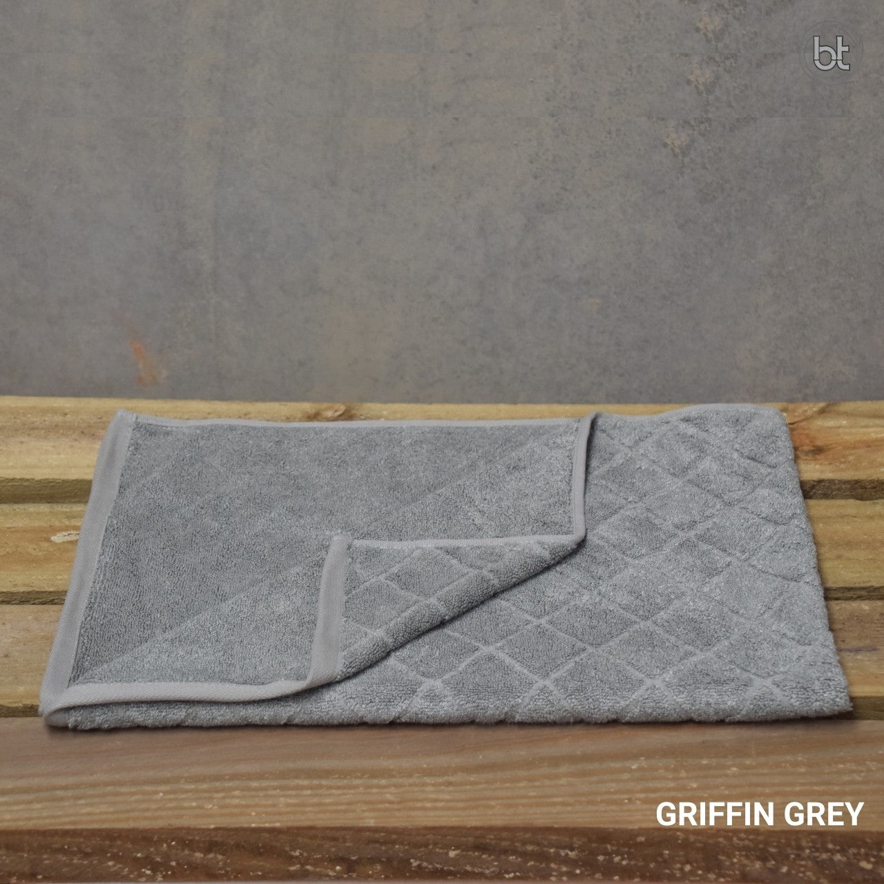 bt Bamboo Bath Mat - Griffin Grey