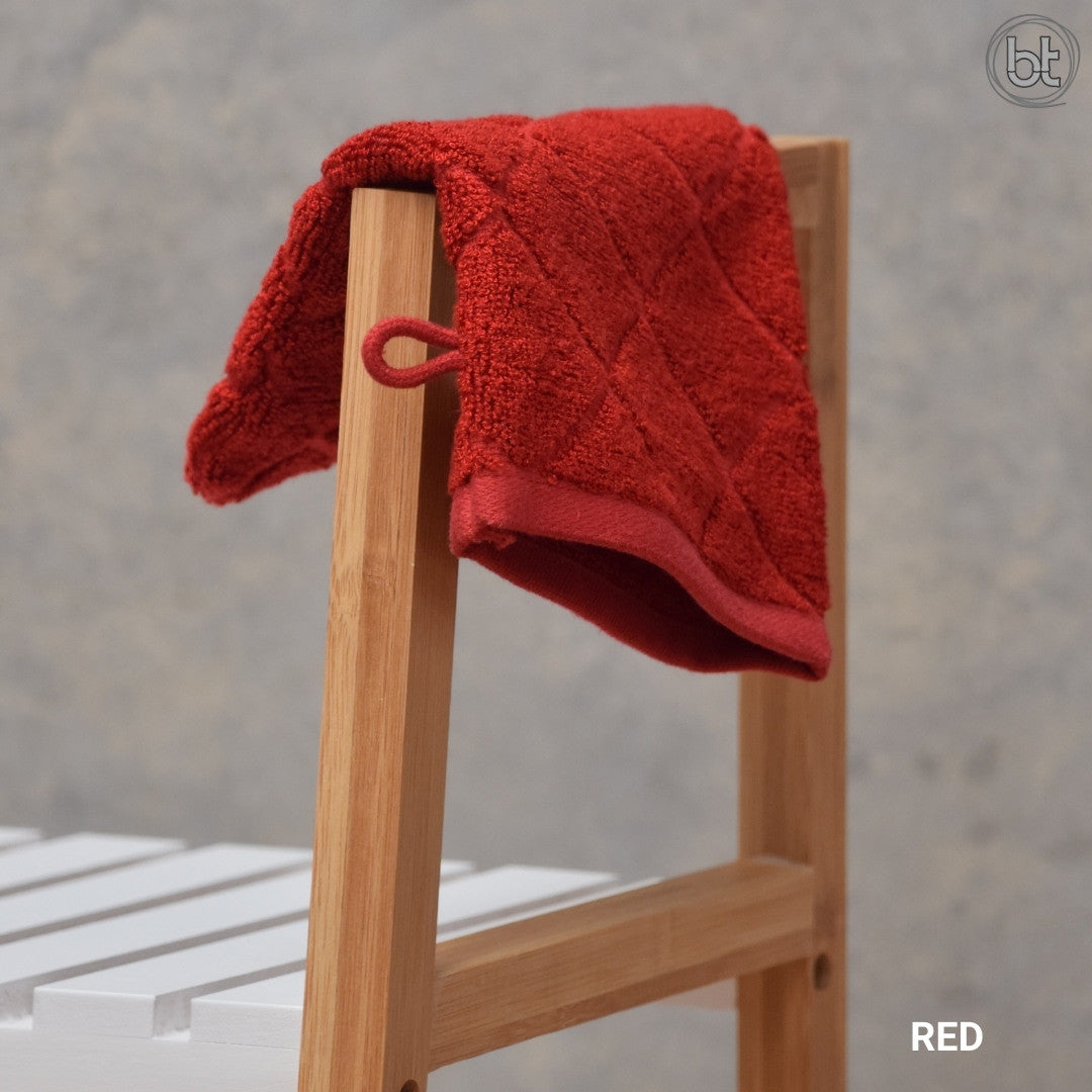 bt Bamboo Body Mitten - Red