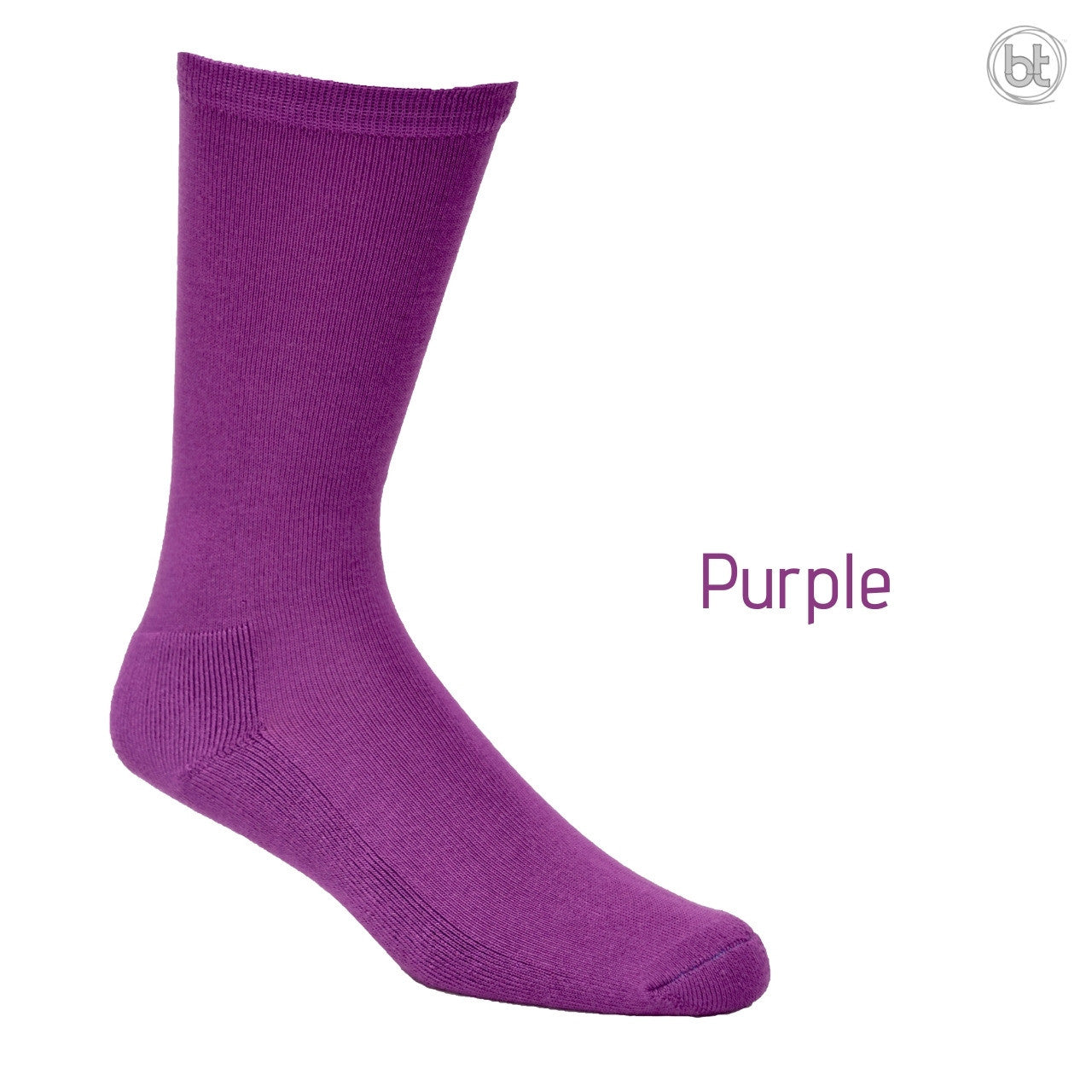 Bamboo Business Socks - Purple