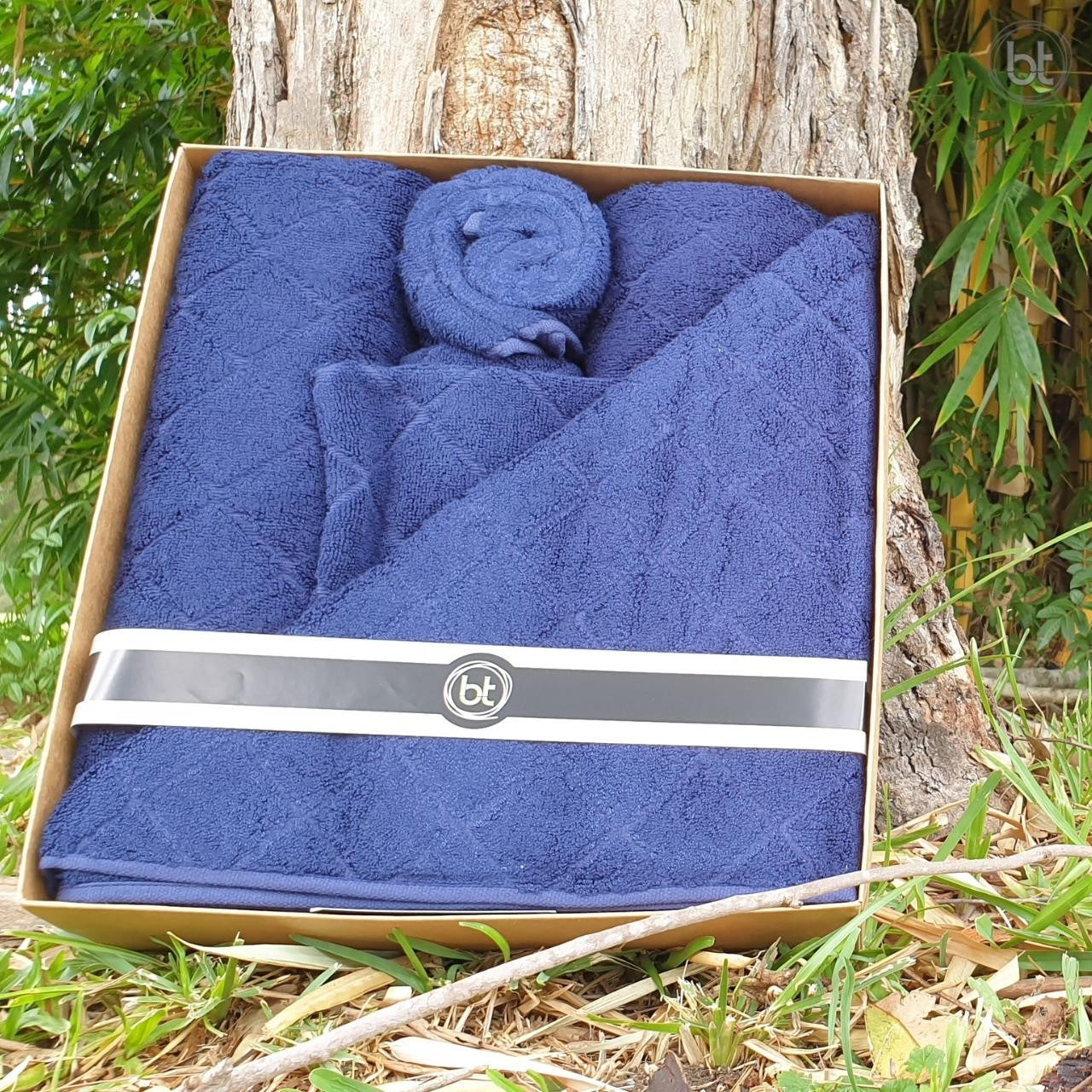 Couple Towel Gift Pack - Blue
