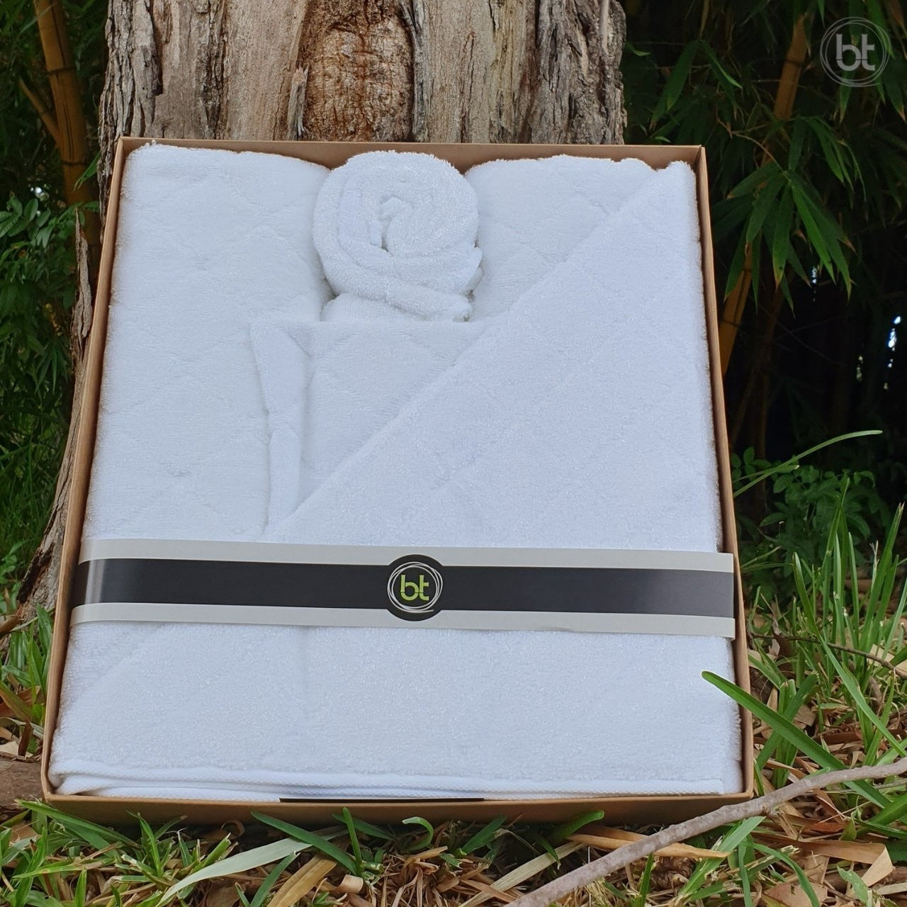 Couple Towel Gift Pack - White