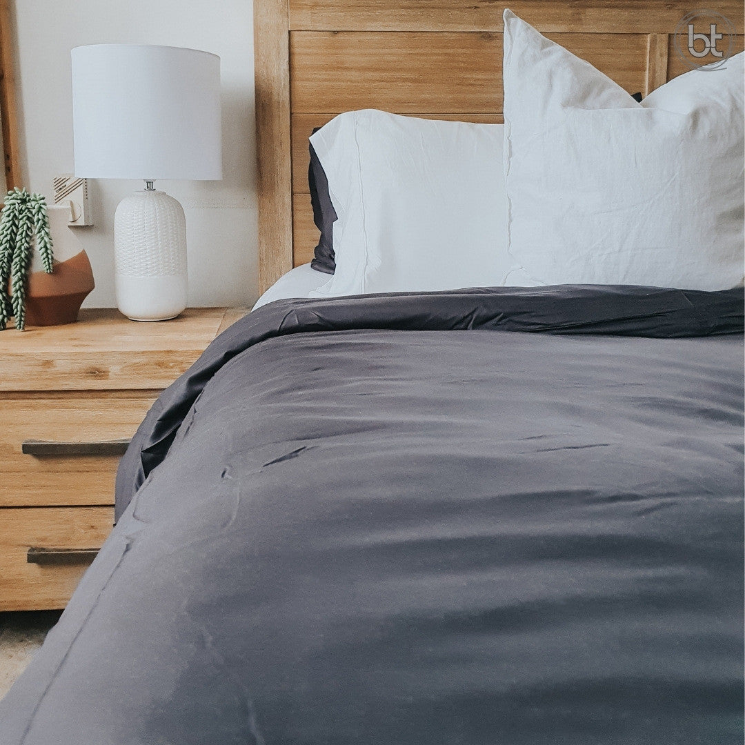 BT Bamboo Quilt Cover - Slate