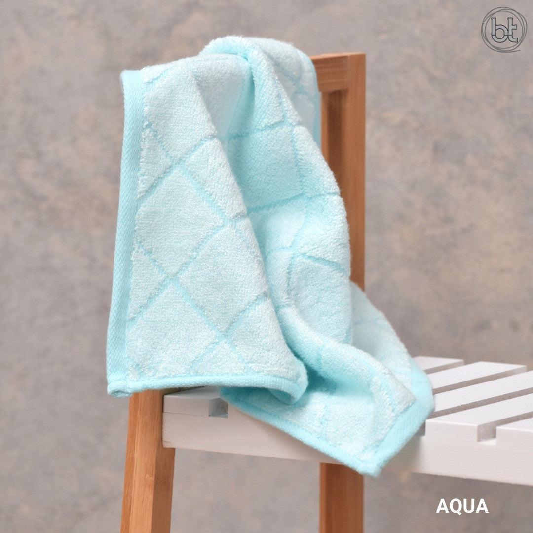 bt Bamboo Face Washer - Aqua