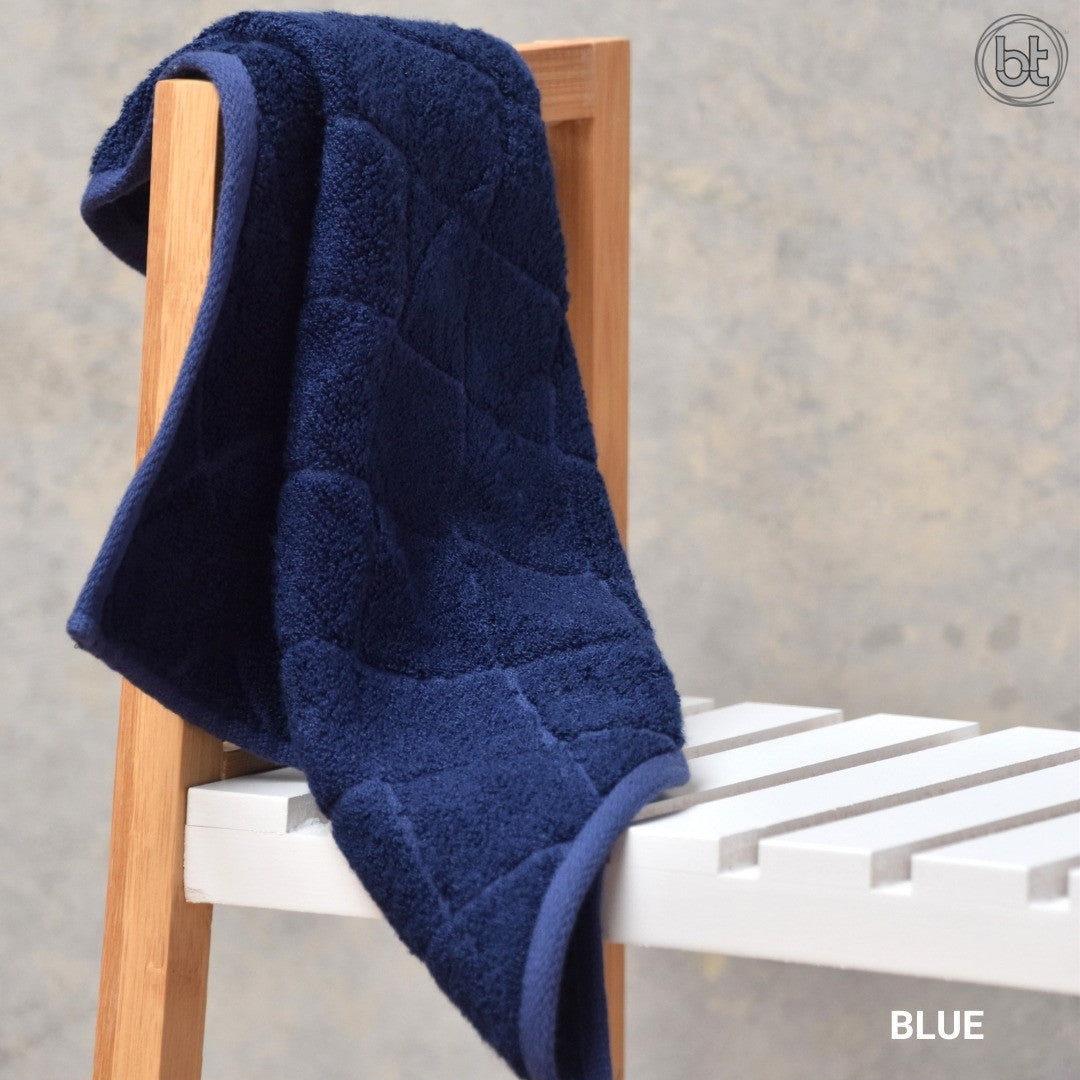 bt Bamboo Face Washer - Blue