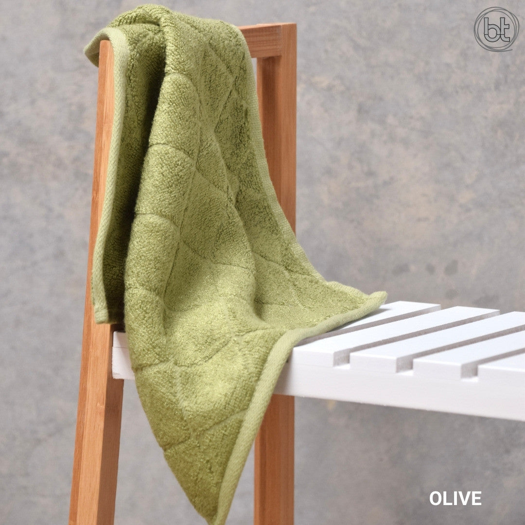 bt Bamboo Face Washer - Olive