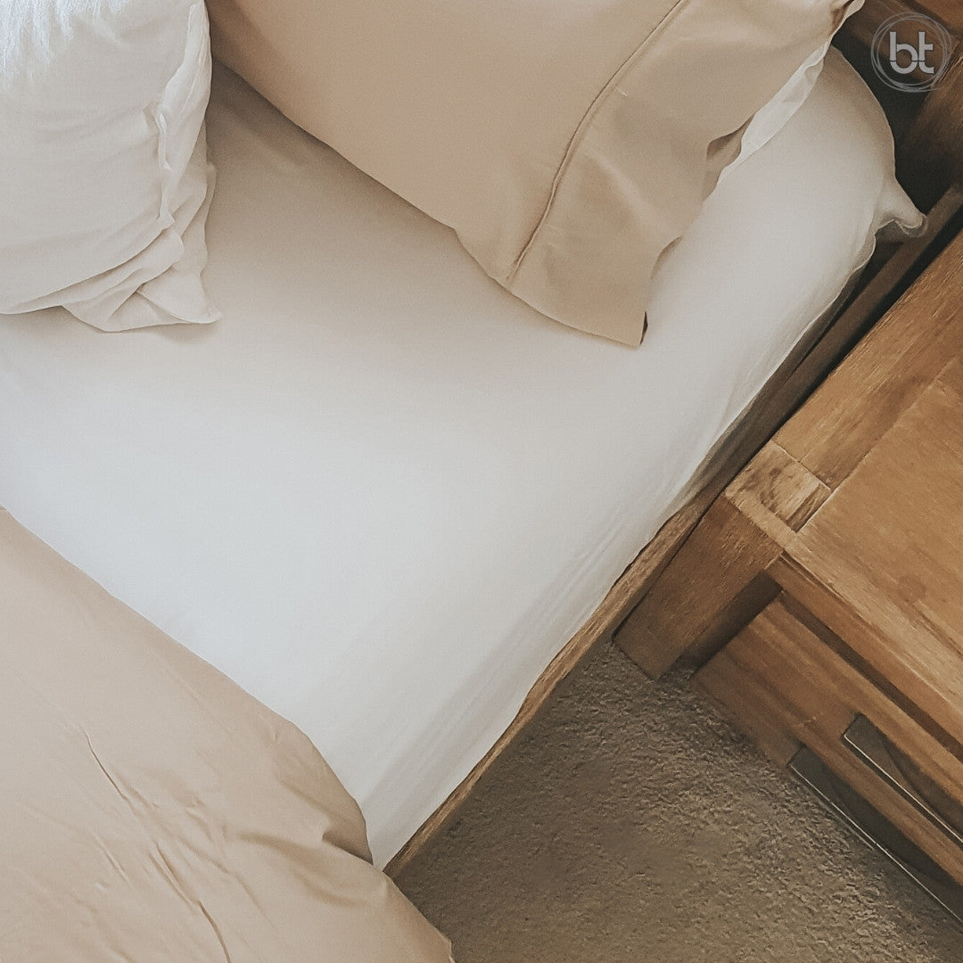 BT Fitted Sheet - White