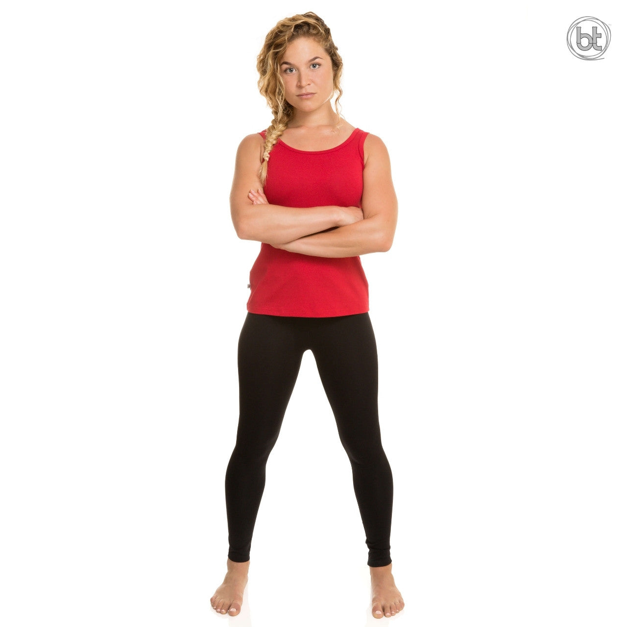 Bamboo Full Length Unisex Leggings - Black