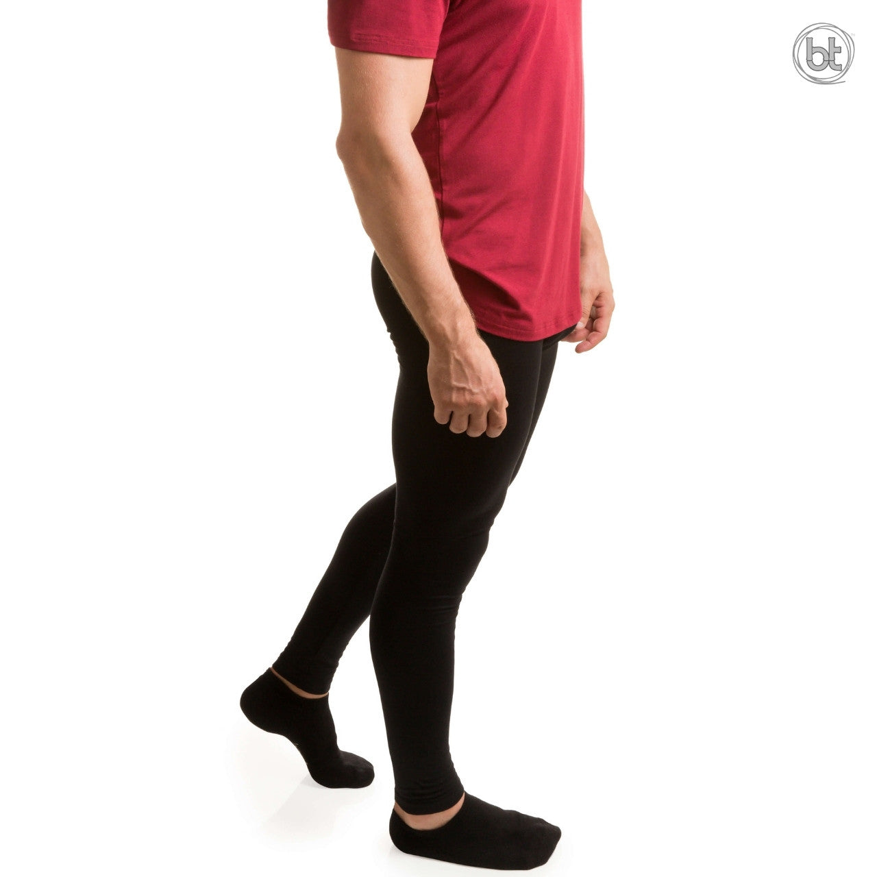 Bamboo Full Length Unisex Leggings - Black