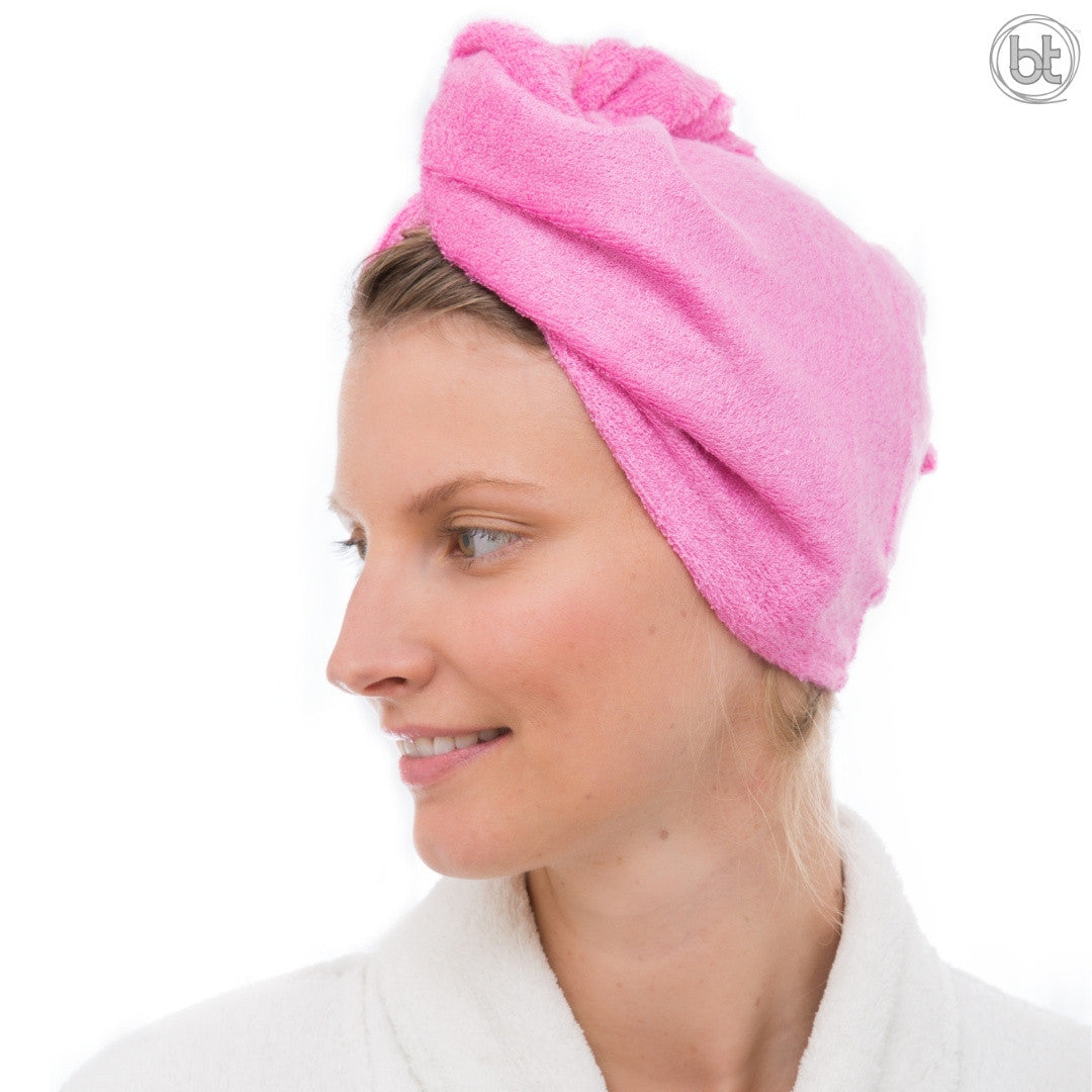 BT Bamboo Towel Hats - Rosa