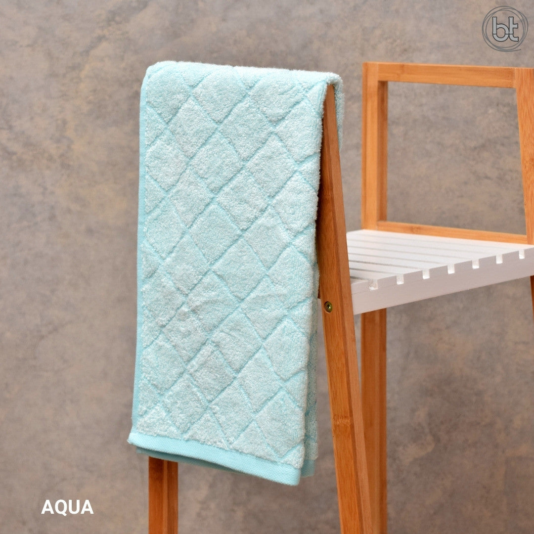 bt Bamboo Hand Towel - Aqua