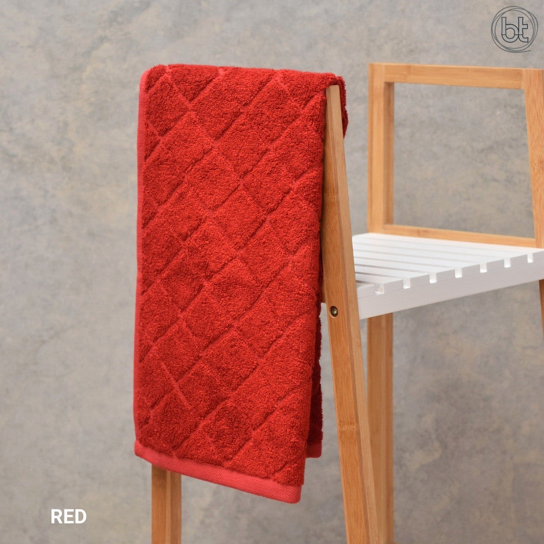 bt Bamboo Hand Towel - Red